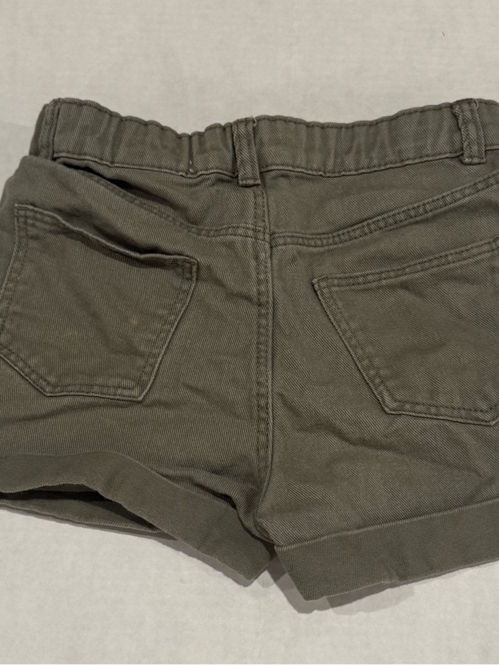 H&M Olive Green Denim-Style Women’s Shorts